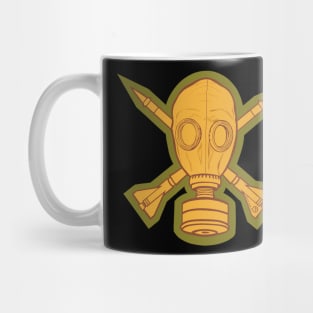 Gas Mask & Crossed Missiles Mug